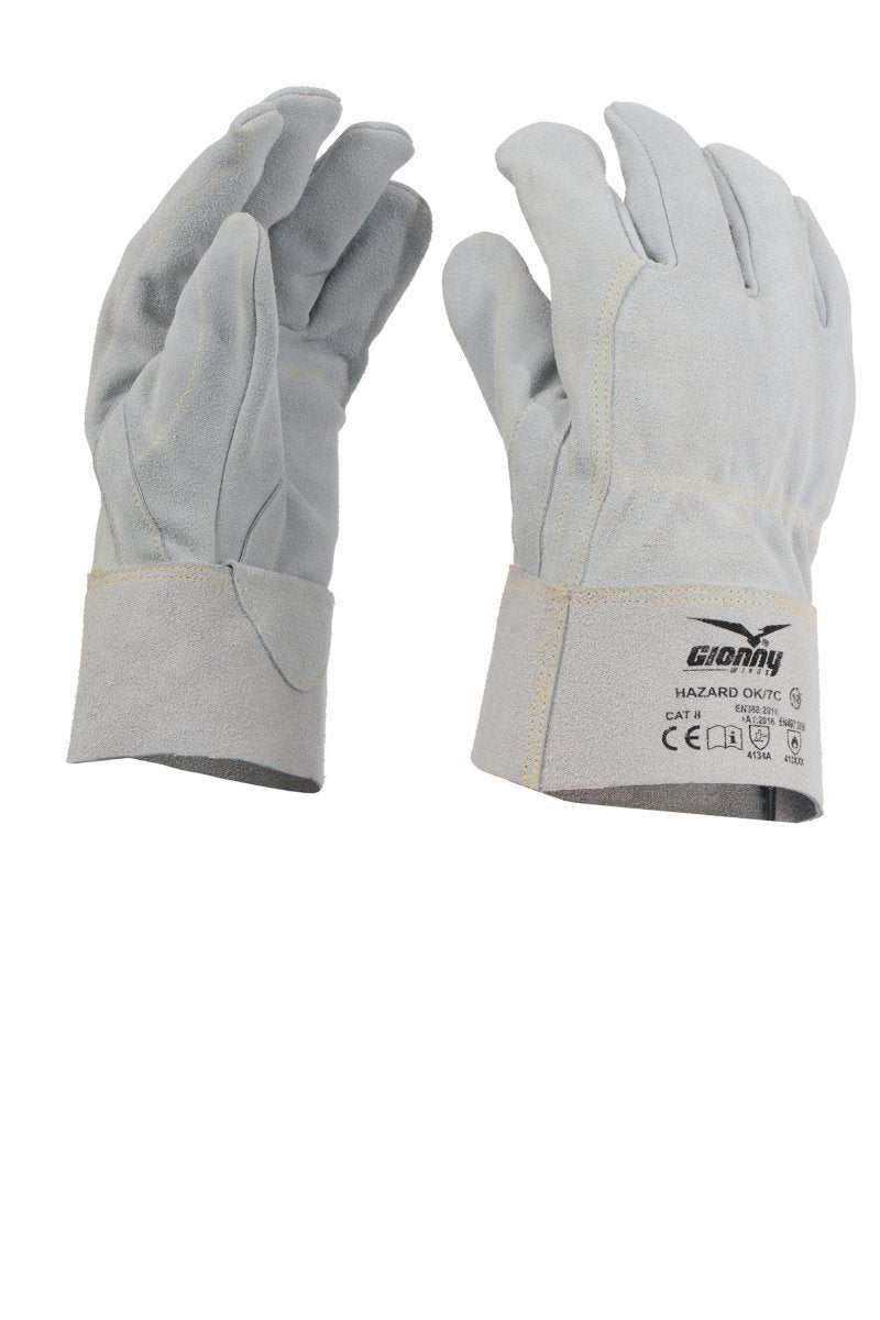 GIONNY WINGS - Leder-Handschuh HAZARD OK/7C (VPE: 12 Paar) - Farbe: Eis