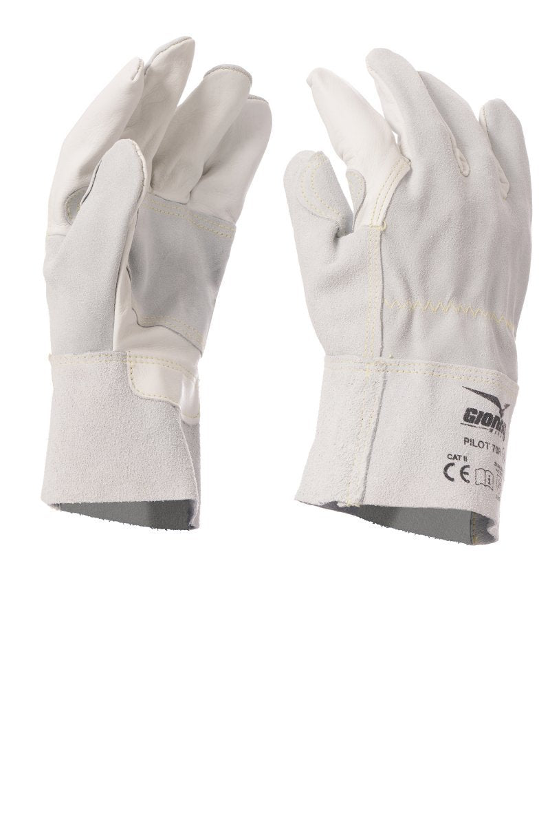 GIONNY WINGS - Leder-Handschuh PILOT 70R (VPE: 12 Paar) - Farbe: Eis