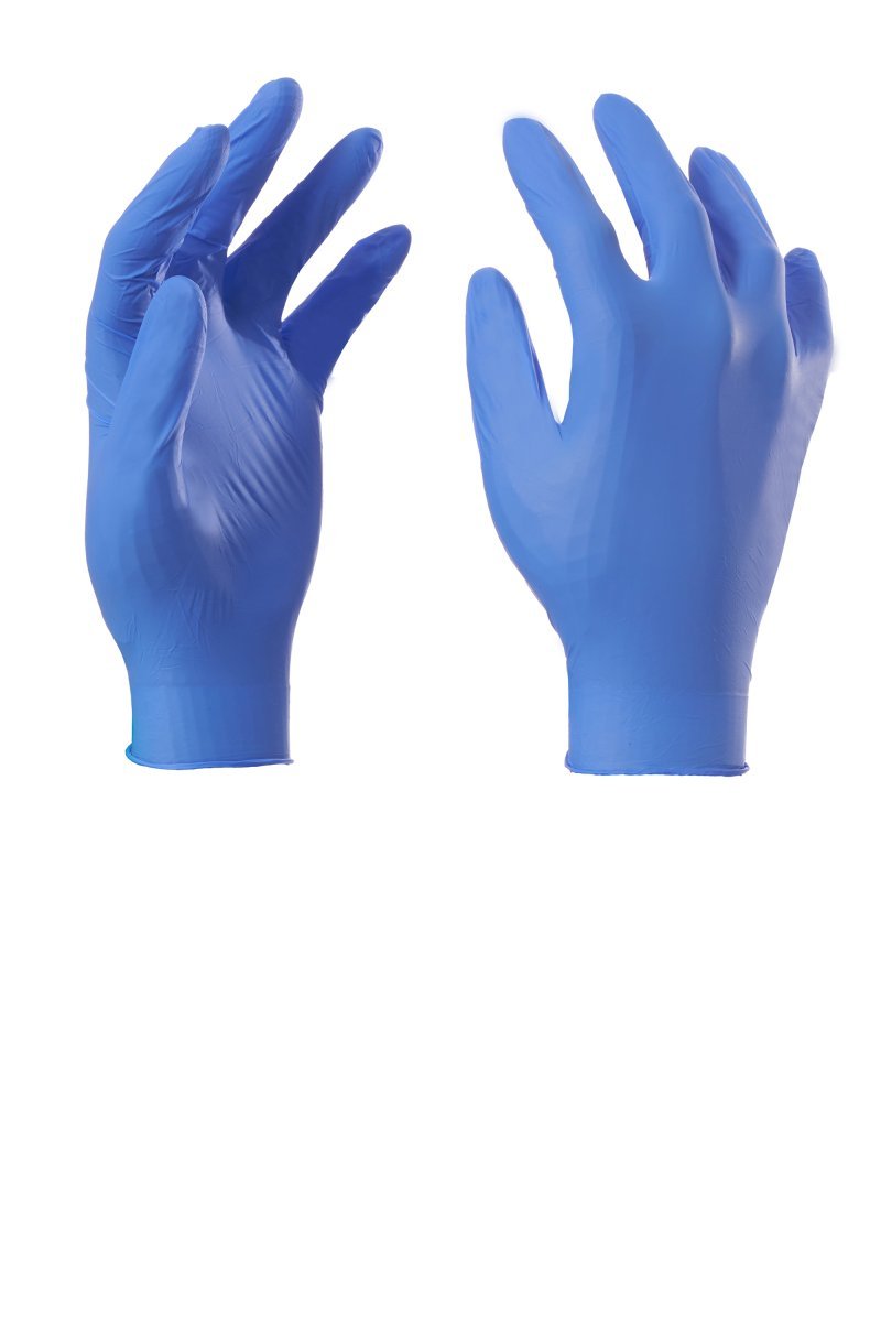 GIONNY WINGS - Einweghandschuhe NITRO-TOUCH NPF 35 (VPE: 1 Box) - Farbe: Eisblau