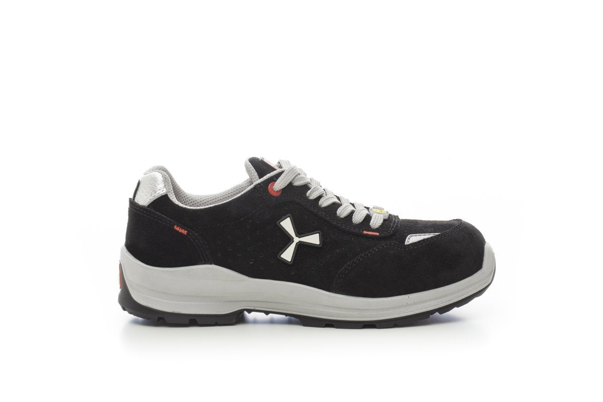 PAYPER - Niedriger antistatischer Damen-Sicherheitsschuh GET FRESH LOW LD S1P-SUE - Farbe: Nero