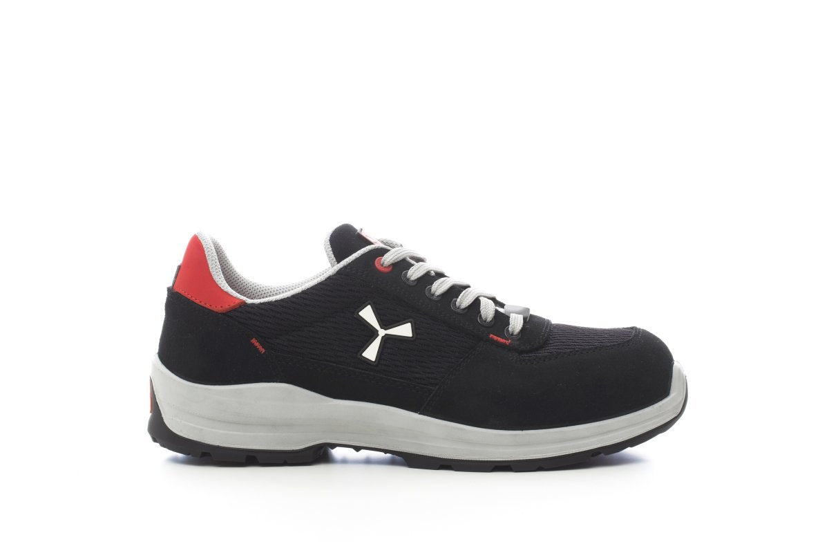PAYPER - Niedriger antistatischer Herren-Sicherheitsschuh GET TEXFORCE LOW S1P-SUT - Farbe: Schwarz/Schwarz